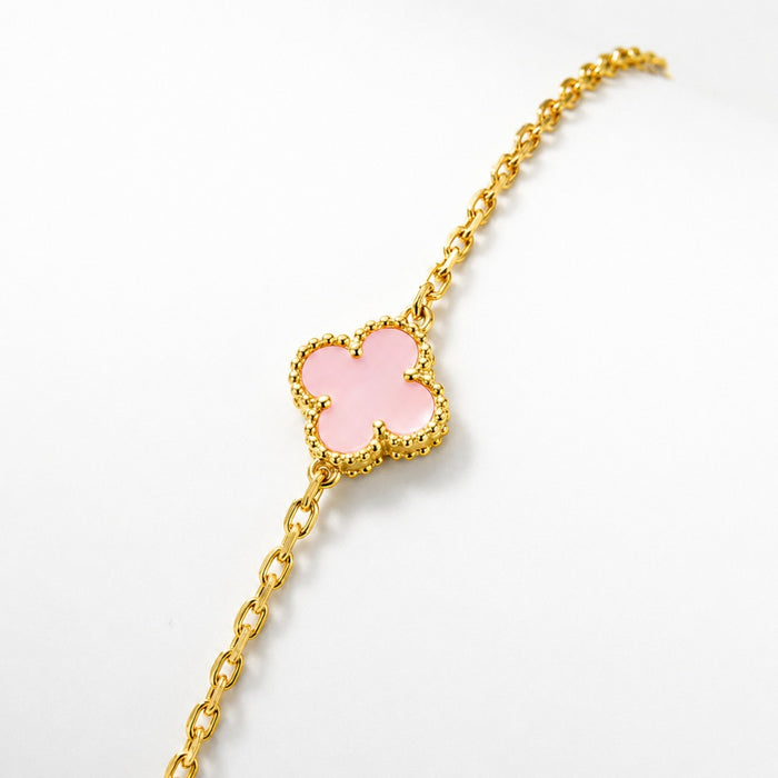 Roze Gold Detelina Set - Ogrlica, Minđuše i Narukvica | Srebro 925