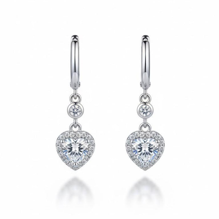 Viseće Minđuše "Srce sa Orelom" - Srebro 925