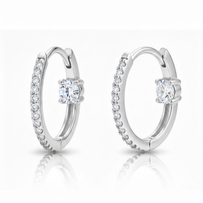 Minđuše Alke Sparkling Solitaire - Srebro 925
