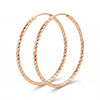 Velike Rose Gold Alke sa Radom - Srebro 925