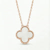 Ogrlica Detelina Rose Gold Bela - Srebo 925