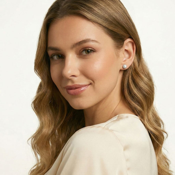 Minđuše Kuglice Frost Sjaj - Srebro 925