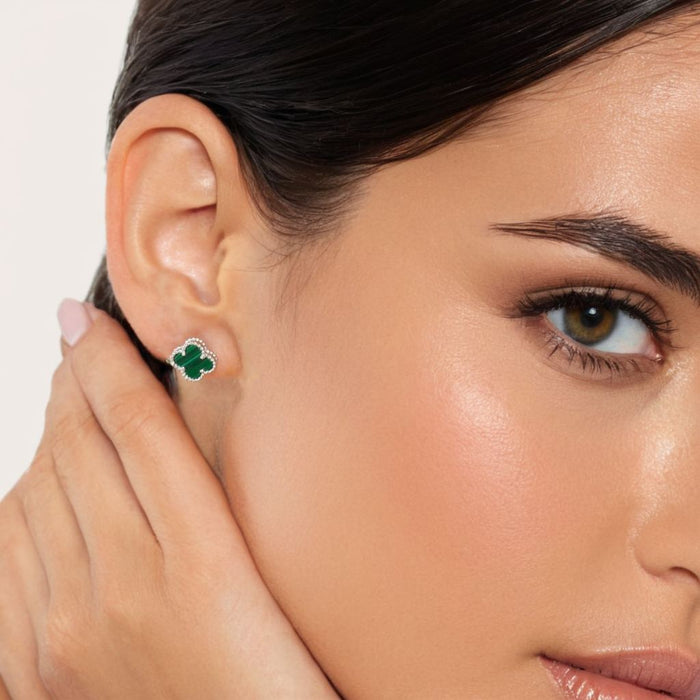 Van Cleef Minđuše Detelina Srebro