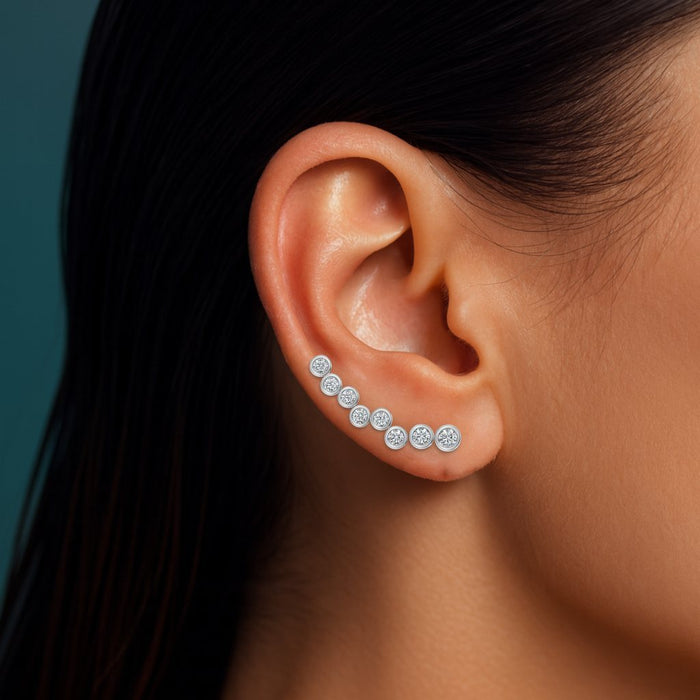 Minđuše Penjalice - Krugovi sa Cirkonima (Niz)