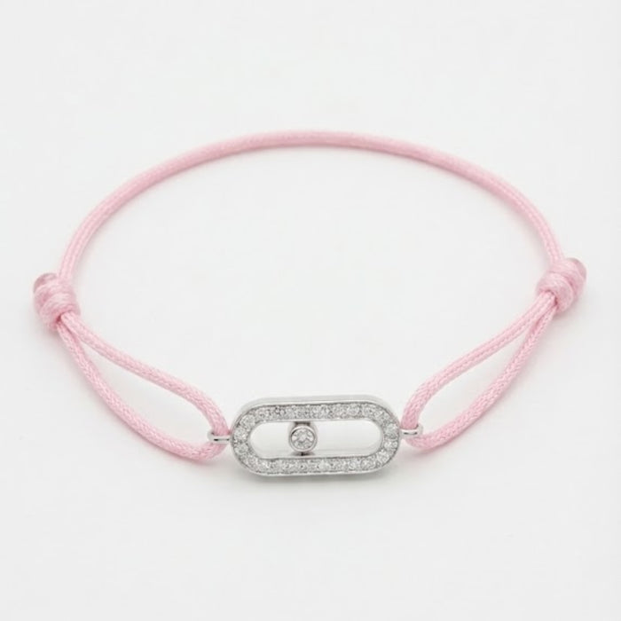 Narukvica Roze Konac Single Move Cirkon - Srebro 925