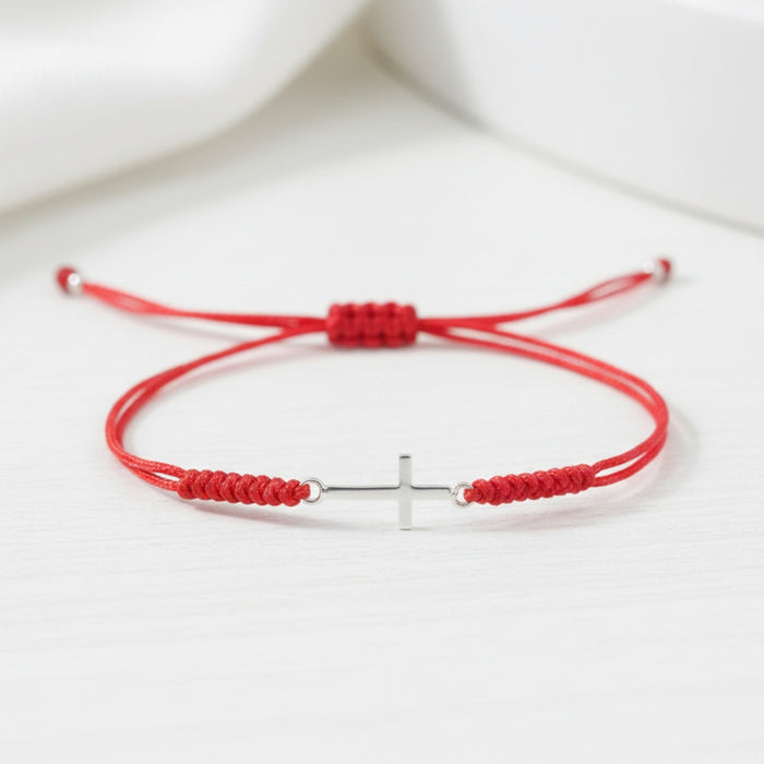 Konac Krst Narukvica - Srebro 925