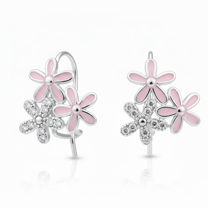 Srebrne Minđuše Cvetići – Srebro 925