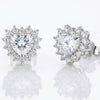 Srebrne Minđuše Srce Royalty Sparkle – Srebro 925