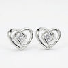 Srebrne minđuše Endless Love Heart – Srebro 925