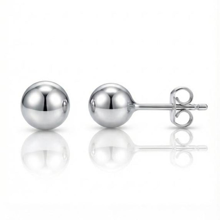 Medicinske Minđuše Kuglice - Srebro 925