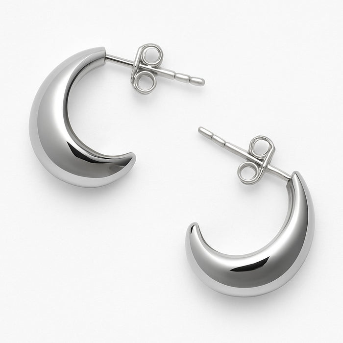 Minđuše Polumesec - Srebro 925