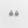 Srebrne Minđuše Pear Cut Sparkle – Srebro 925