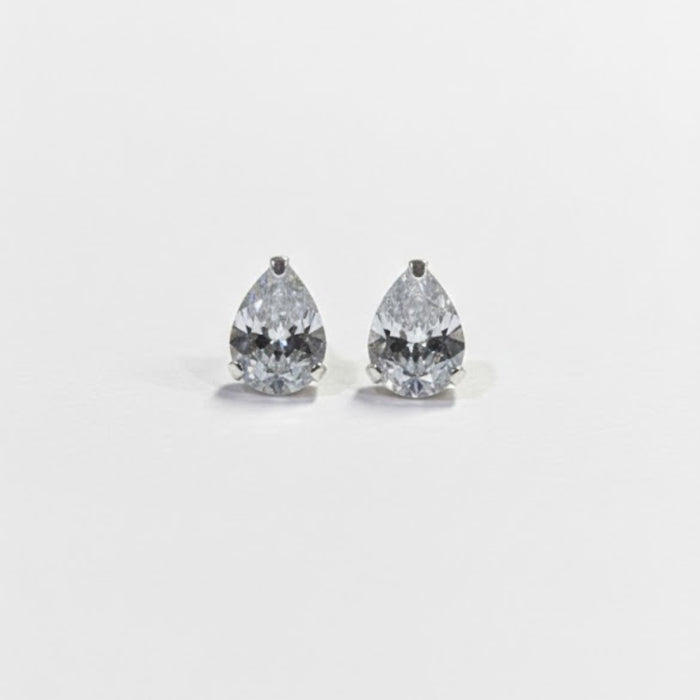 Srebrne Minđuše Pear Cut Sparkle – Srebro 925