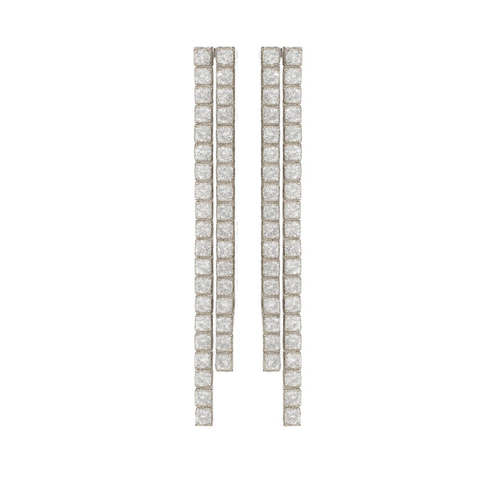 Viseće Minđuše 2 Reda Cirkona