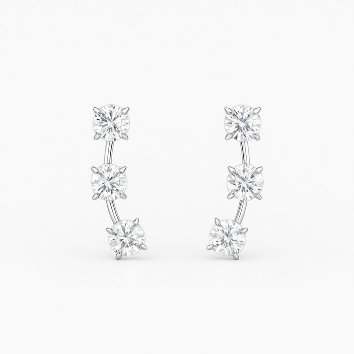 Minđuše Penjalice - Klasični Cirkoni