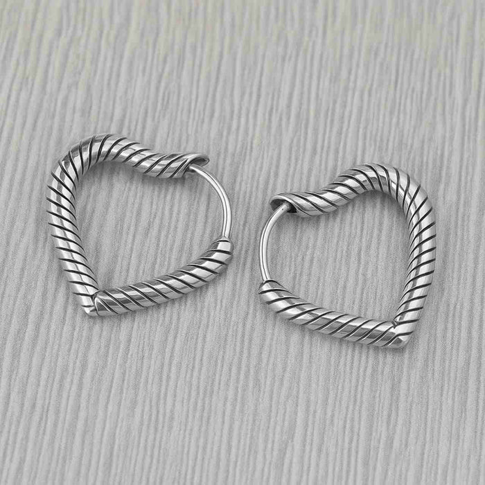 Minđuše Srce Srebrne