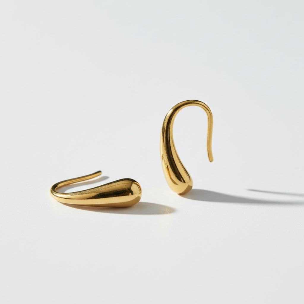 Minđuše Suza Gold - Srebro 925