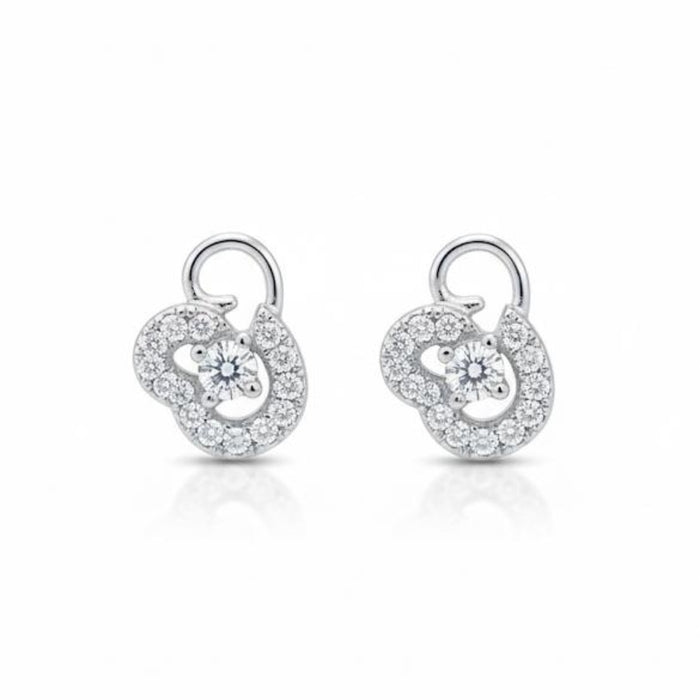 Minđuše "Srećna Potkovica" sa Cirkonima - Srebro 925