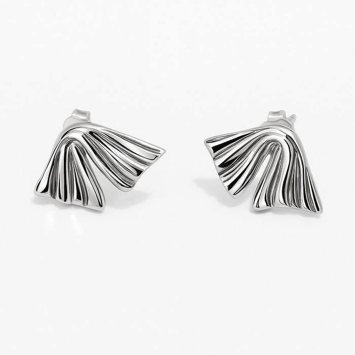 Minđuše Val Lepeza - Srebro 925