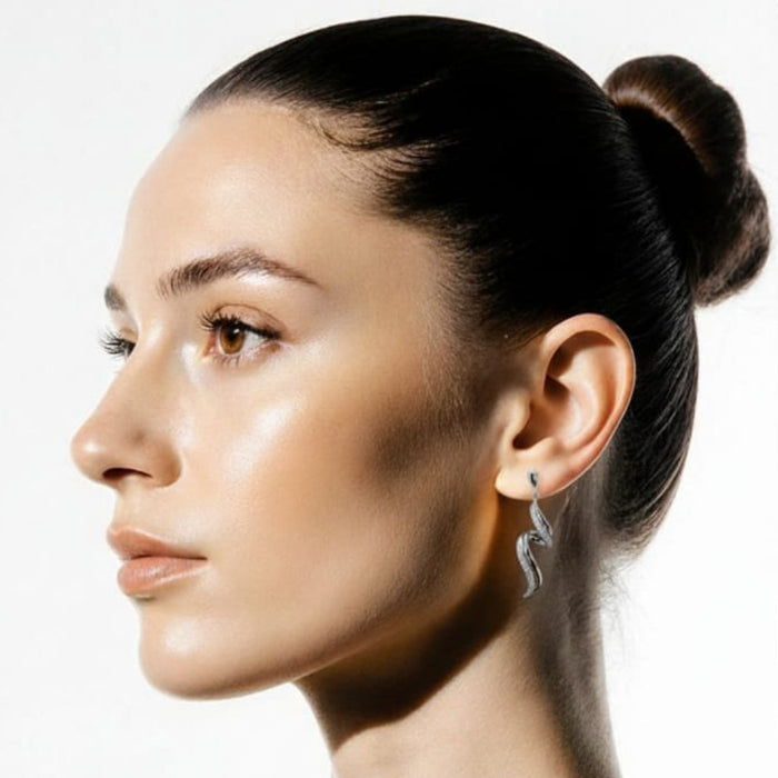 Srebrne Minđuše Spirala - Srebro 925