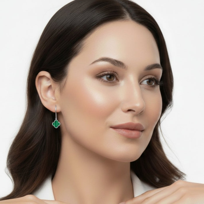 Van Cleef Minđuše Detelina Zelene Viseće