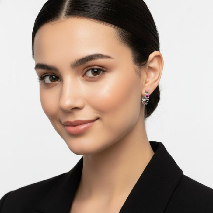 Srebrne Alke Srce - Srebro 925