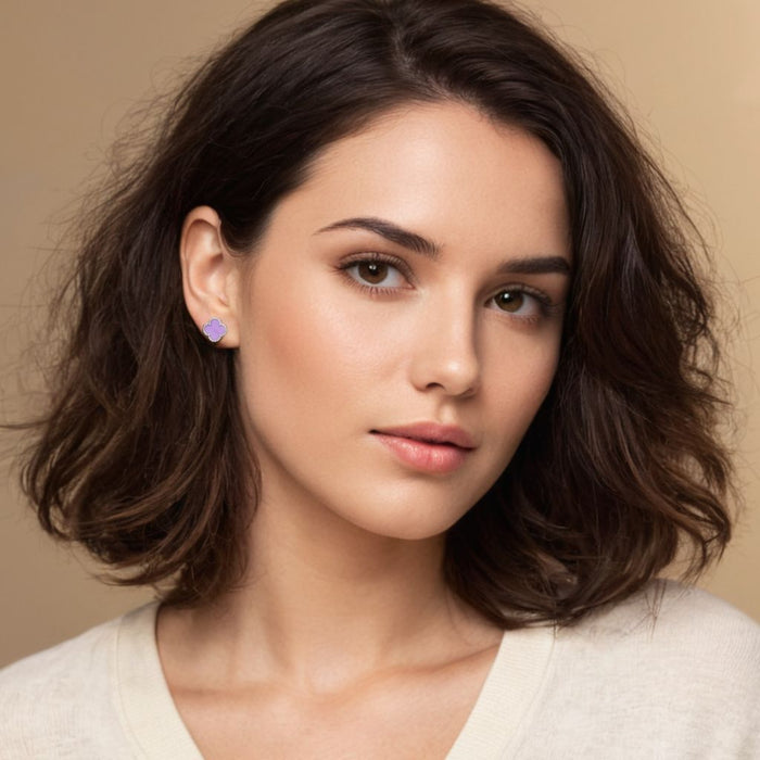 Van Cleef Minđuše Detelina Srebrne Roze