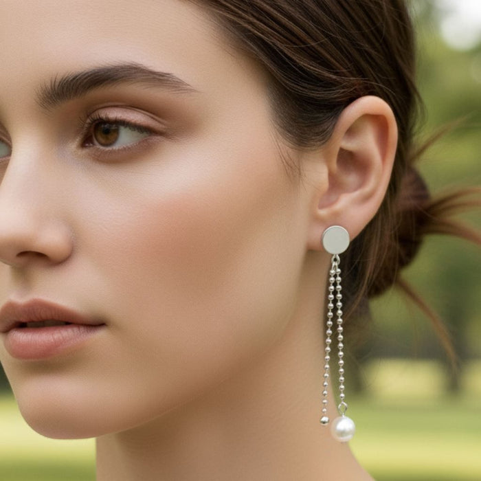 Viseće Minđuše sa Biserom - Srebro 925