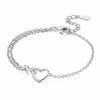 Srebrna Narukvica Infinity Heart - Srebro 925