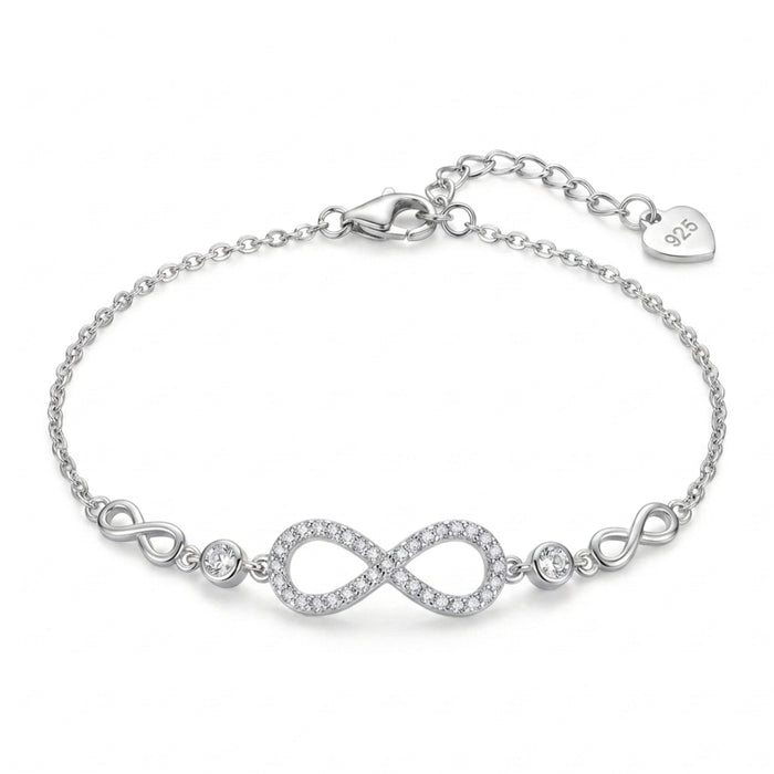 Srebrna narukvica Beskonačnost Sparkle – Srebro 925