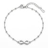 Srebrna narukvica Infinity Bead - Srebro 925