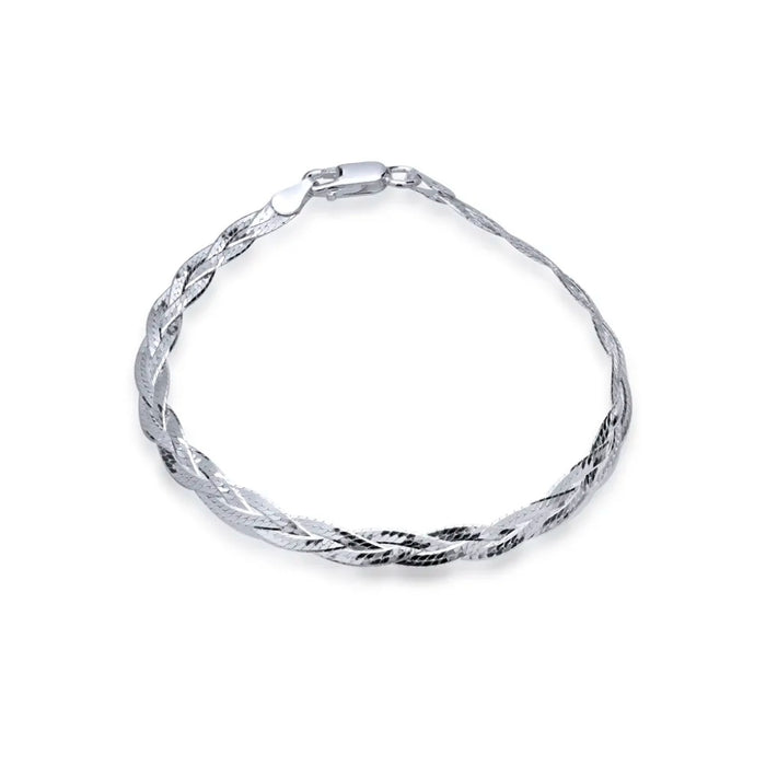 Narukvica Pletena - Srebro 925