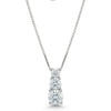 Srebrna ogrlica Triple Brilliance – Srebro 925