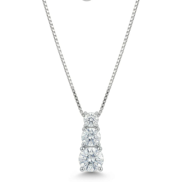 Srebrna ogrlica Triple Brilliance – Srebro 925