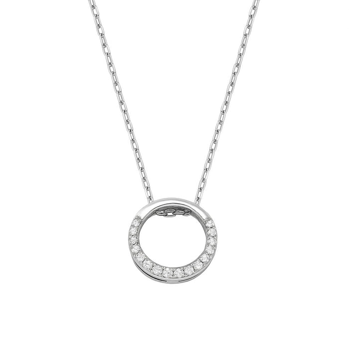 Ogrlica Krug sa Cirkonima - Srebro 925