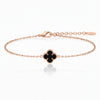 Rose Gold Narukvica Crna - Srebro 925