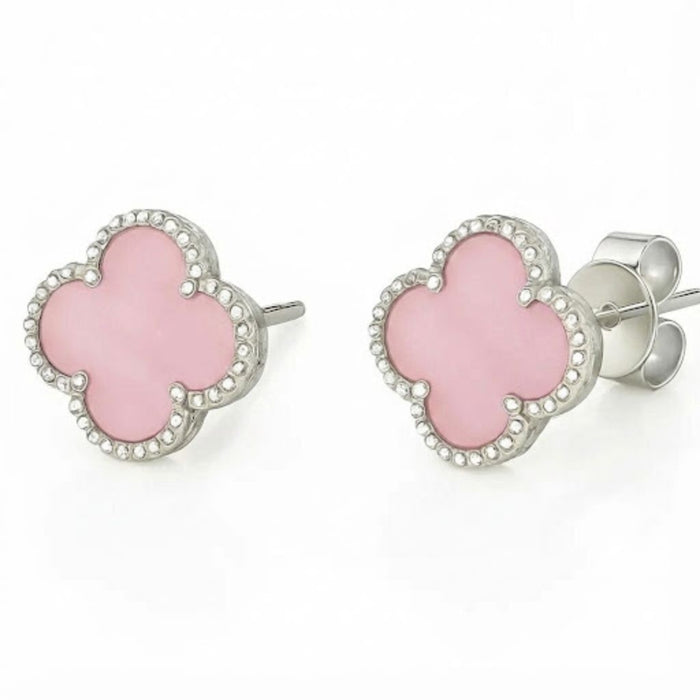 Minđuše Detelina Roze - Srebro 925