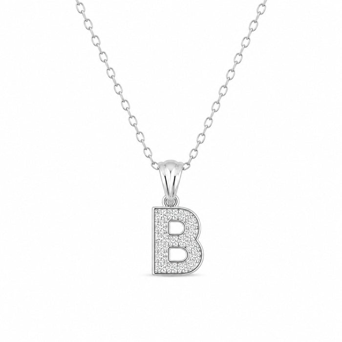 Ogrlica sa Slovom „B“ - Srebro 925