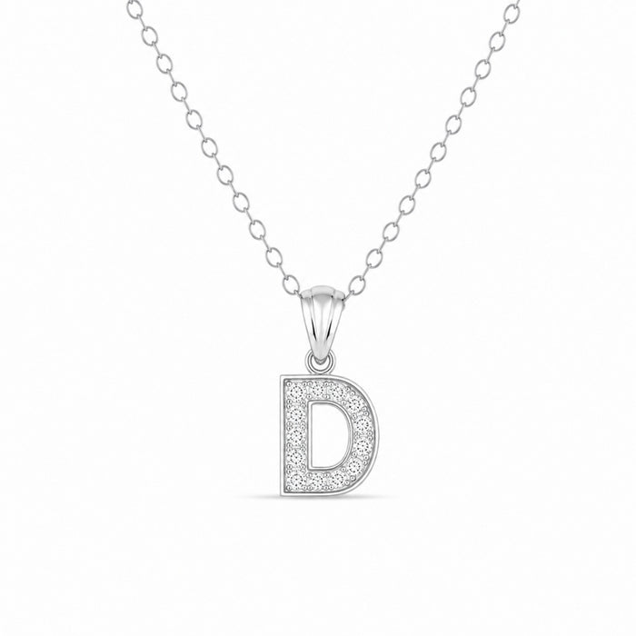 Ogrlica sa Slovom „D“ - Srebro 925