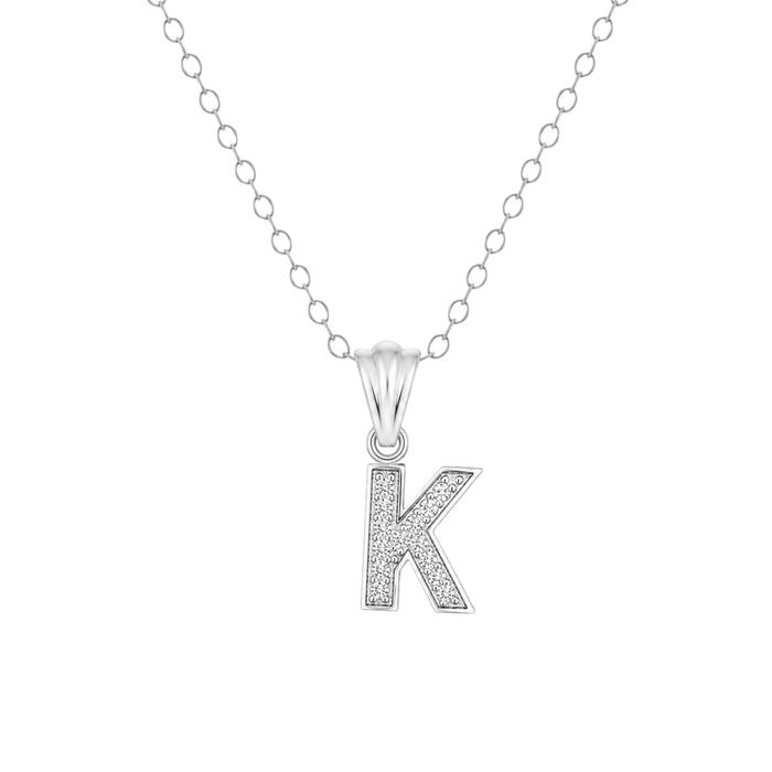Ogrlica sa Slovom „K“ - Srebro 925