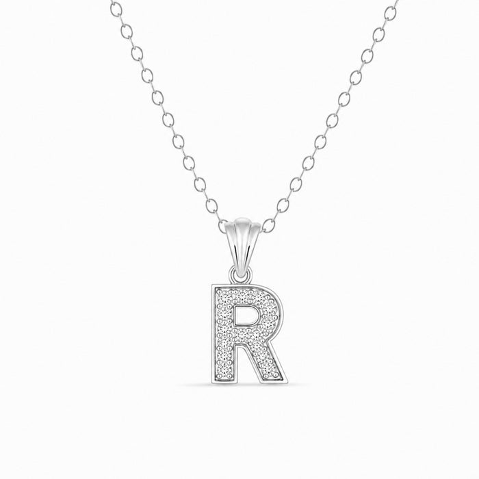 Ogrlica sa Slovom „R“ - Srebro 925