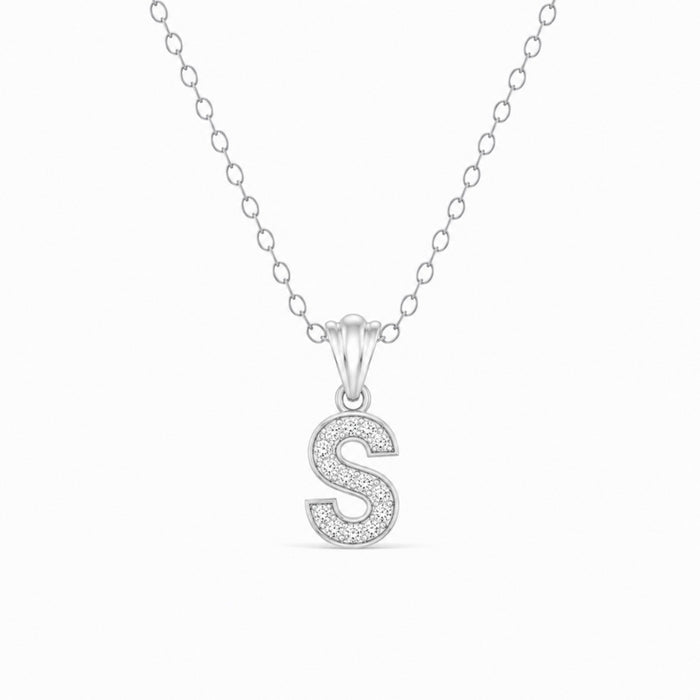 Ogrlica sa Slovom „S“ - Srebro 925