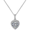 Srebrna ogrlica Crystal Heart - Srebro 925