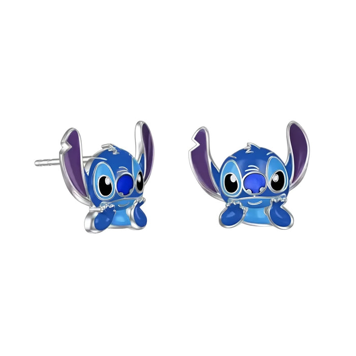 Srebrne Minđuše Stič (Stitch) - Srebro 925