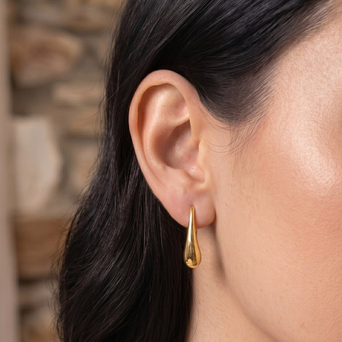 Minđuše Suza Gold - Srebro 925