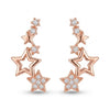 Rose Gold Penjalice Starry Night Climber - Srebro 925